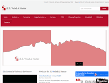 Tablet Screenshot of iesveladalhamar.com